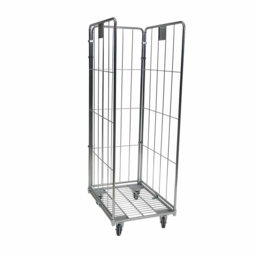 Carrello della lavanderia, carico max. 400 kg, lunghezza x larghezza 800 x 600 mm