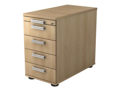 Contenitore per stand Up and Down, 4 cassetto(i), quercia/quercia