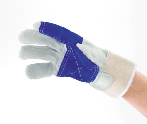Guanti da lavoro, lino/vacchetta, formato Formato unit.