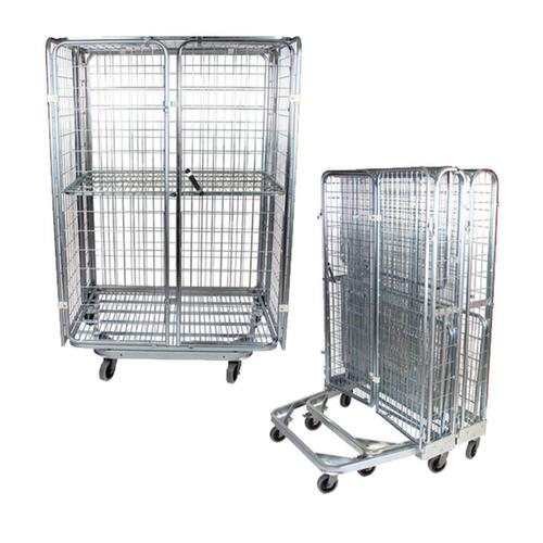 Contenitore di sicurezza nidificabile nestainer® con porta a doppia anta