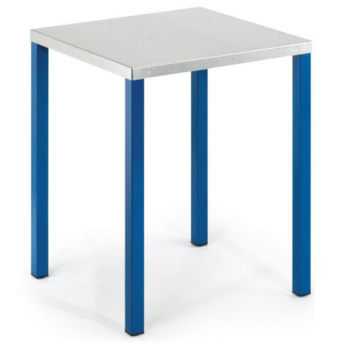Tavolino per tavolo da imballaggio, larghezza x profondità 600 x 600 mm, pannello grigio chiaro