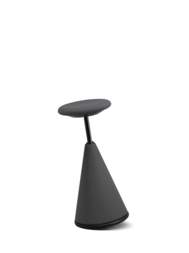 Giroflex Sgabello dinamico da terra 10, altezza sedile 640 - 810 mm, sedile grigio