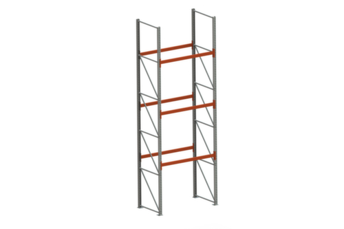 META Portapallet MULTIPAL per 8 pallet, 1825 mm di larghezza, 4 piani di stoccaggio