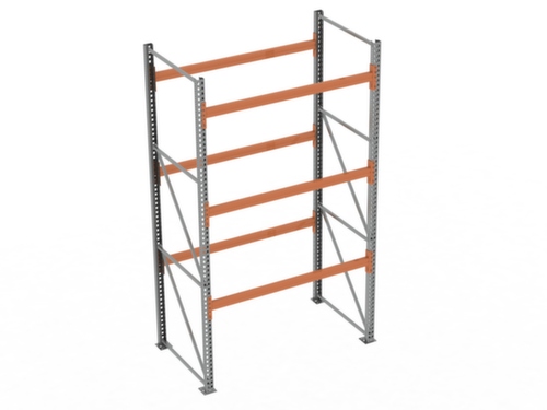 META Portapallet MULTIPAL per 8 pallet, 1995 mm di larghezza, 4 piani di stoccaggio