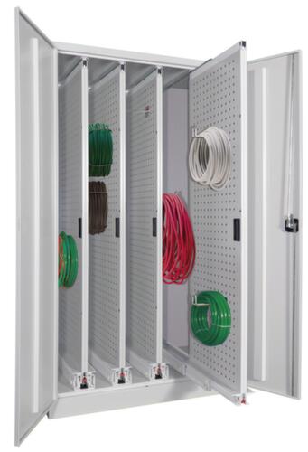 PAVOY Armadio verticale grigio chiaro con pratiche funzioni