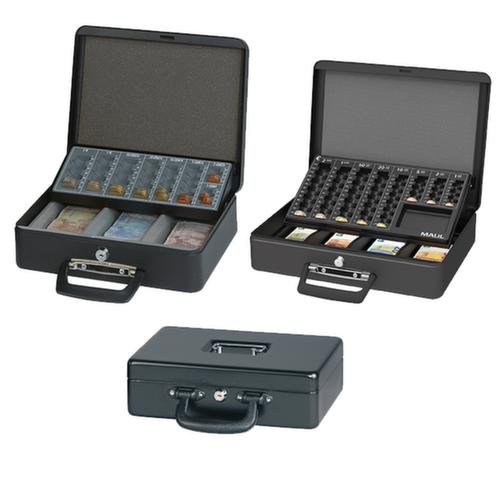 MAUL Cassetta portavalori con pratica divisione per le monete in euro