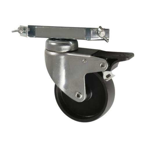 4 ruote piroettanti Ø 75 mm per cassa da trasporto