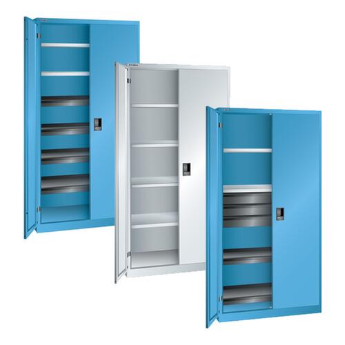 LISTA Armadio universale con ripiani e cassetti