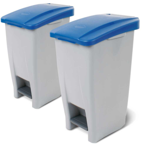 Cestino a pedale con coperchio colorato