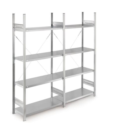 Scaffalatura senza viti ISIPACK© con 4 ripiani