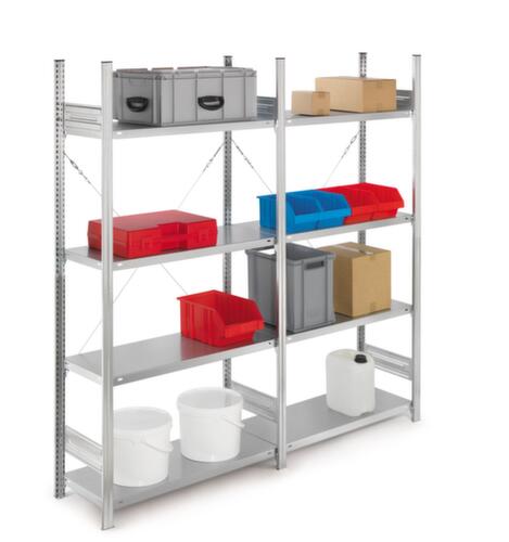 Scaffalatura senza viti ISIPACK© con 4 ripiani