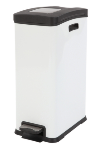 Cestino a pedale in acciaio inox EKO Rejoice con coperchio in plastica