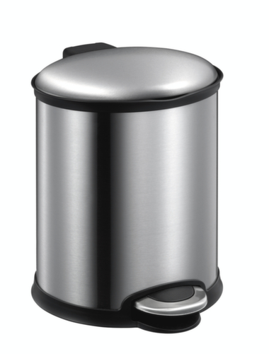 Cestino a pedale EKO Ellipse in acciaio inox spazzolato