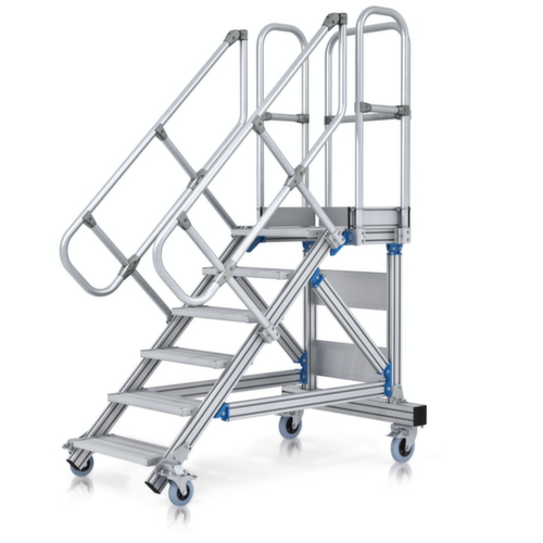 ZARGES Scala a piattaforma con salita su un lato