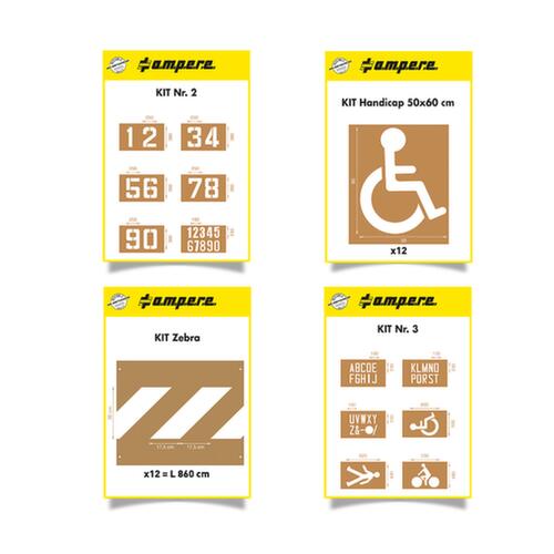 a.m.p.e.r.e. Set di stencil per maceratore a pavimento