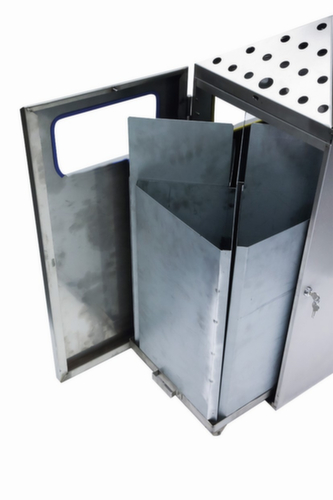 Posacenere combinato PYRAMIDE con 4 aperture per il lancio