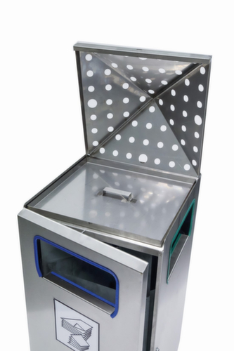 Posacenere combinato PYRAMIDE con 4 aperture per il lancio