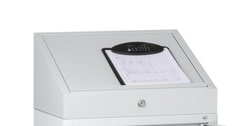 C+P alzata per scrivania ERGO con coperchio con serratura per armadio ausiliario