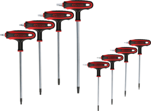 Set di chiavi angolari Torx con impugnatura a T