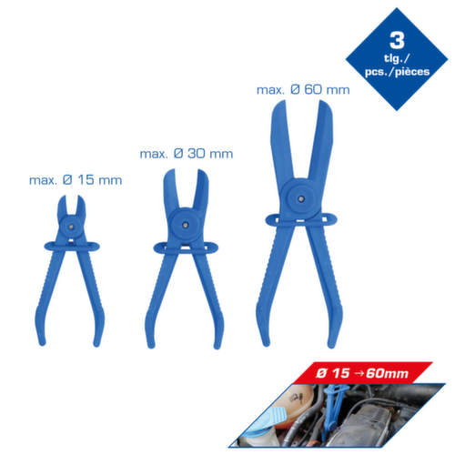 Set di pinze per fascette stringitubo