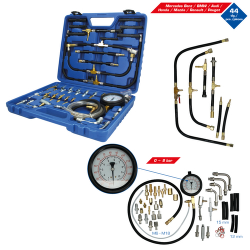 Set di tester per la pressione del carburante