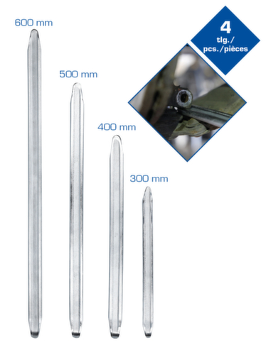 Set di mandrini per pneumatici