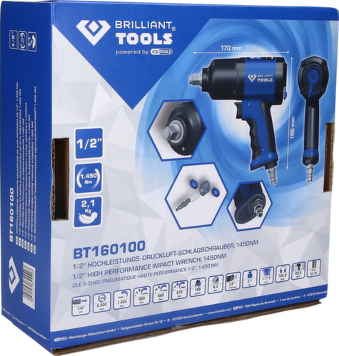 1/2" Avvitatore a impulsi ad aria compressa