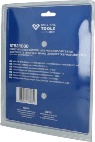 Set di pinze per il rilascio del tubo del carburante