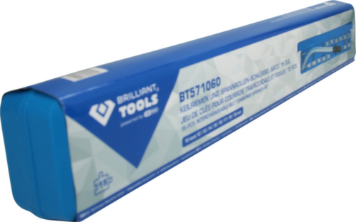 Set di chiavi per cinghie trapezoidali e pulegge tenditrici