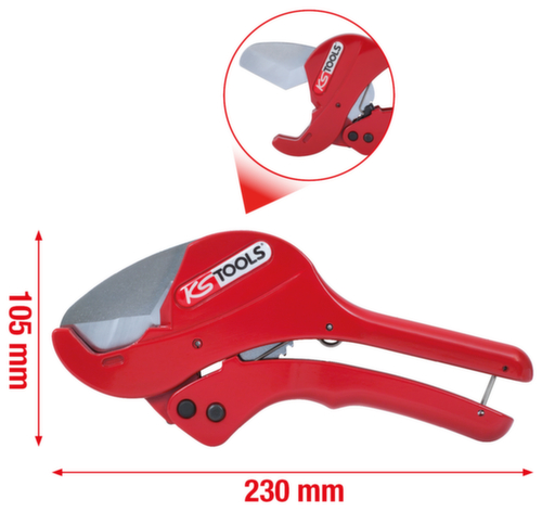 Tagliatubi automatico in plastica 0-42mm