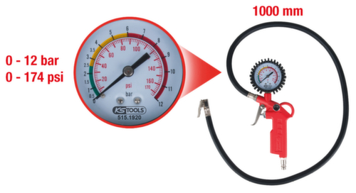 Misuratore di pneumatici ad aria compressa