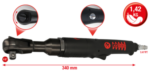 Cricchetto ad aria compressa 3/8" MONSTER ad alte prestazioni