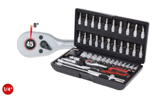Set di chiavi a bussola da 1/4"