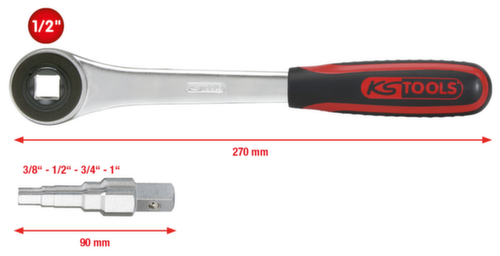 Set di chiavi a gradini universali 3/8"-1"