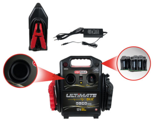 Booster di condensatore a 12 V - avviatore mobile 1800 A