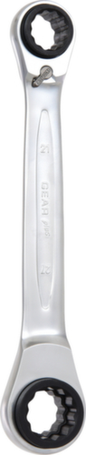 Chiave a doppio cricchetto reversibile 4 in 1 GEARplus