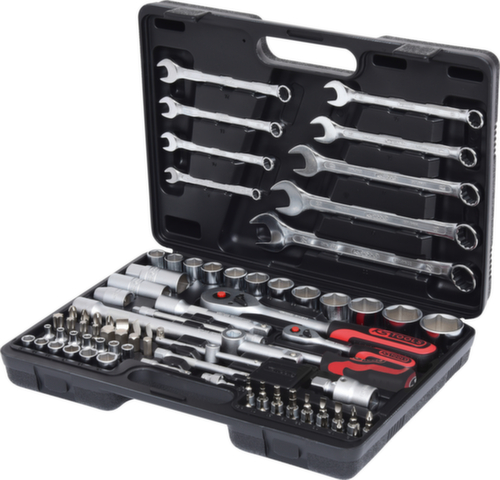 Set di chiavi a bussola 1/4"+1/2"
