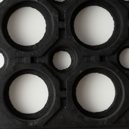 tappeto per la postazione di lavoro in gomma Gouda, lunghezza x larghezza 1520 x 910 mm