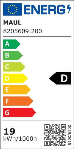 MAUL lampada LED per postazione di lavoro regolabile MAULexplore, luce bianco freddo (luce diurna), bianco
