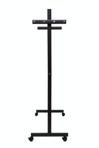appendiabiti MAULsamba con 2 listelli con ganci aggiuntivi, con 8/2 ganci, RAL9004 nero segnale
