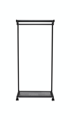 appendiabiti compatto MAULbolero mobile, RAL9004 nero segnale