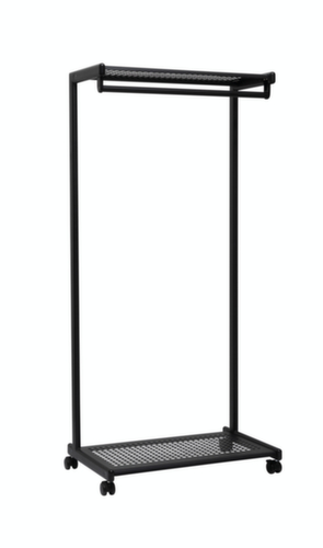 appendiabiti compatto MAULbolero mobile, RAL9004 nero segnale