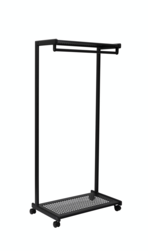 appendiabiti compatto MAULbolero mobile, RAL9004 nero segnale