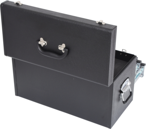 Cassettiera con 3 cassetti-nera