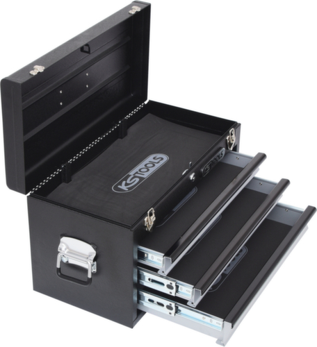 Cassettiera con 3 cassetti-nera