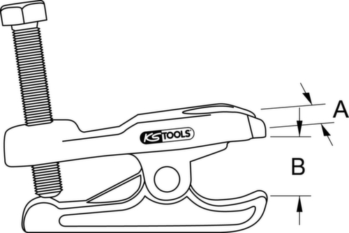 Estrattore universale di giunti sferici meccanico