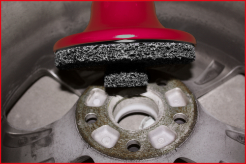 Set di smerigliatrici per centraggio mozzo ruota Ø 160 mm