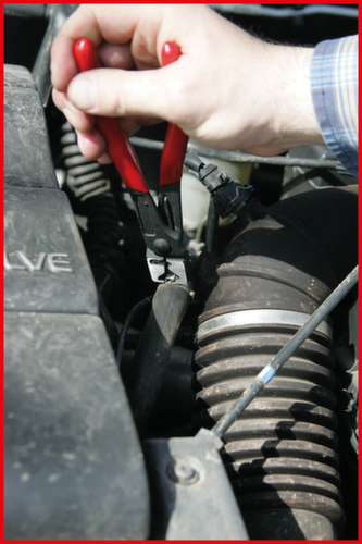 Pinze per fascette stringitubo a scatto