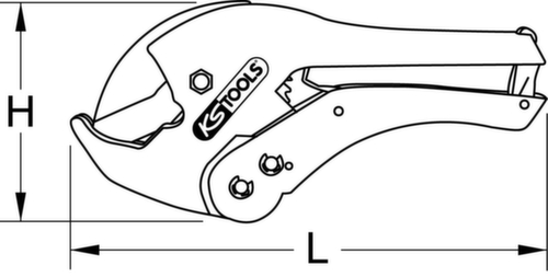 Tagliatubi automatico in plastica 0-42mm