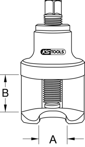 Vibro-Impact Universal Ball Joint Puller Bell 35 x 60 mm